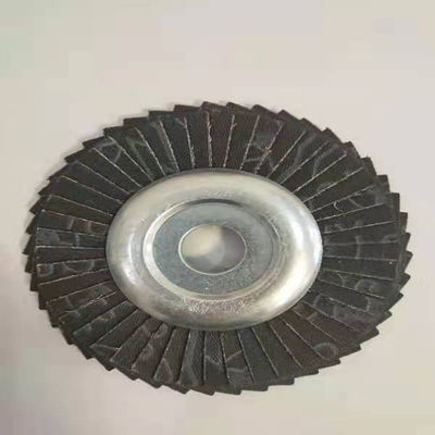 Polierhölzernes Zirkoniumdioxid-rundes Rad 5 Zoll-Winkel-Schleifer-Flap Disc Fors