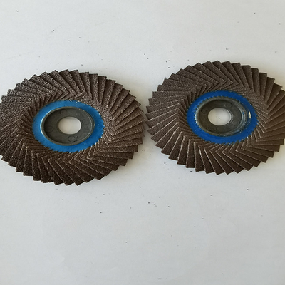 4,5 abschleifendes Edelstahl-Rad der Zoll-Aluminiumoxid-Klappen-Disketten-115x22